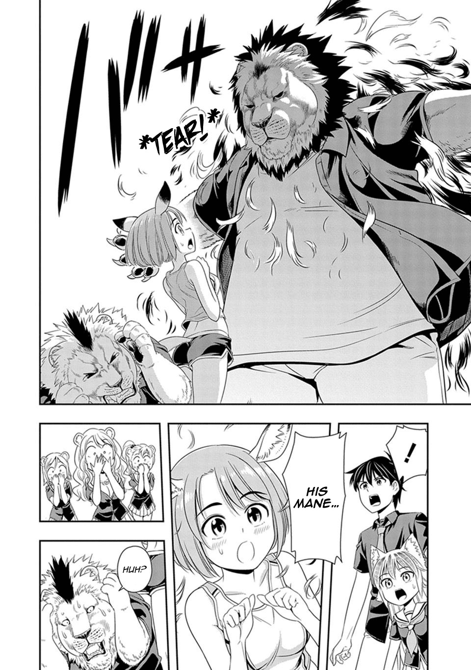 Murenase! Shiiton Gakuen Chapter 12 page 22 - Chapter 12: The Lion's Going on About His Hair Again