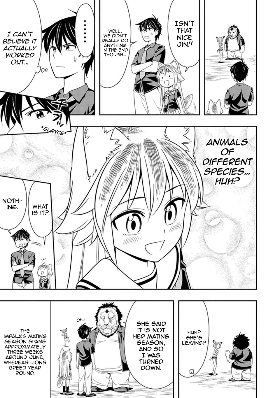 Murenase! Shiiton Gakuen Chapter 12 page 25 - Chapter 12: The Lion's Going on About His Hair Again
