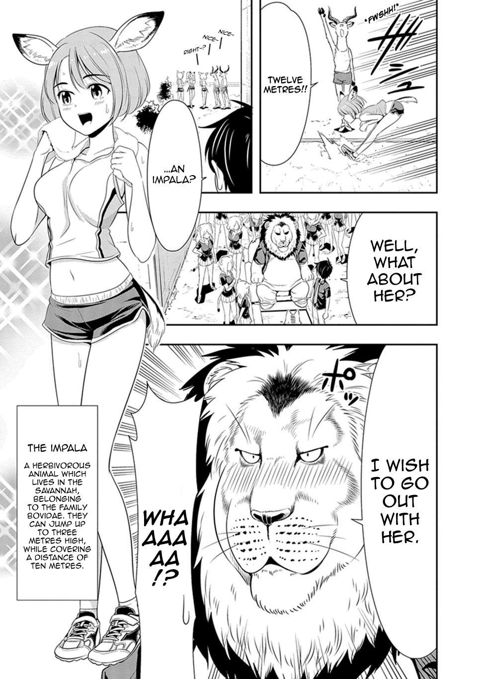 Murenase! Shiiton Gakuen Chapter 12 page 7 - Chapter 12: The Lion's Going on About His Hair Again