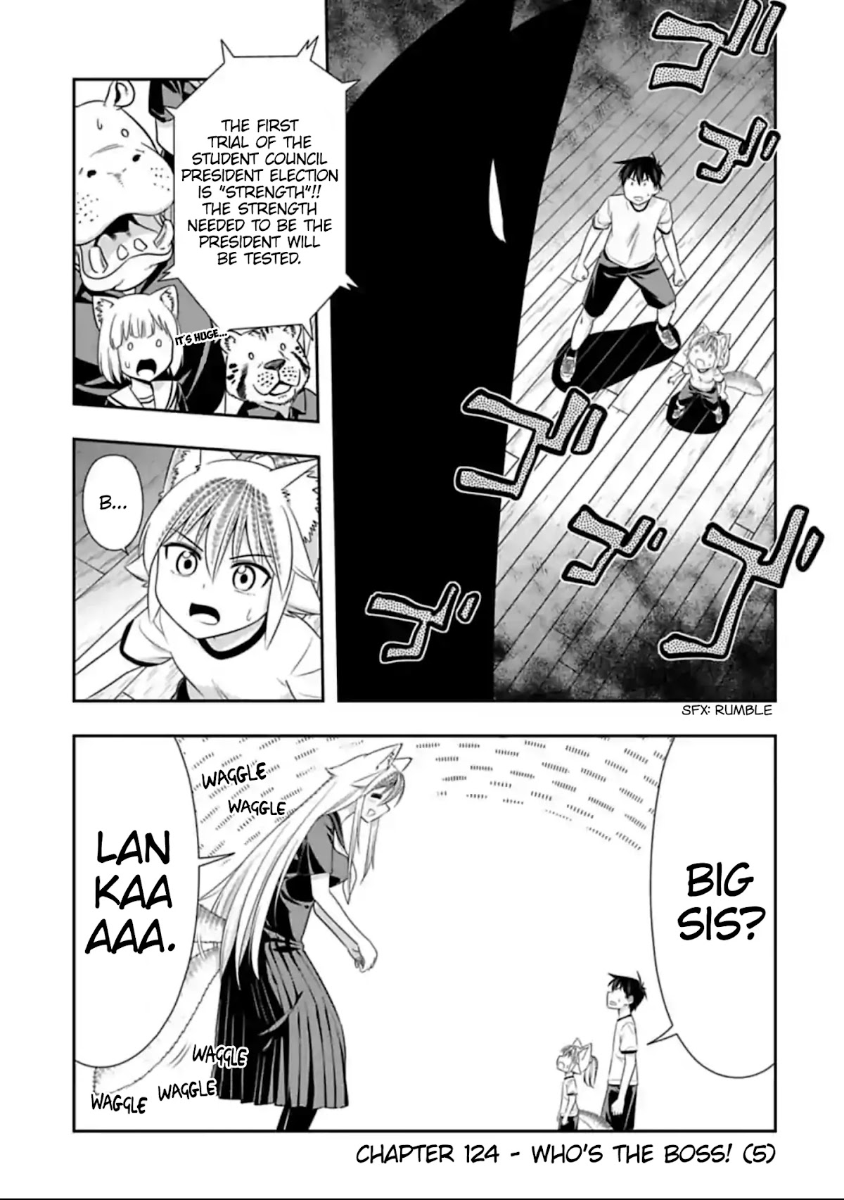 Murenase! Shiiton Gakuen Chapter 124 page 1 - Chapter 124: Who's the Boss? (5)
