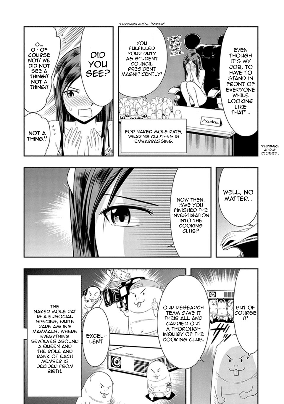 Murenase! Shiiton Gakuen Chapter 13 page 5 - Chapter 13: Underground Student Council President, Hadano Miki!!