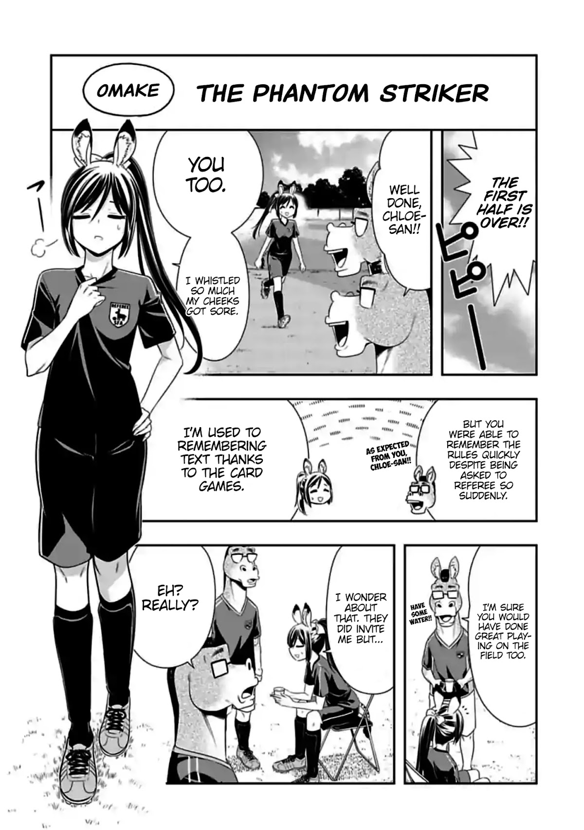 Murenase! Shiiton Gakuen Chapter 134.5 page 1 - Chapter 134.5: The Phantom Striker
