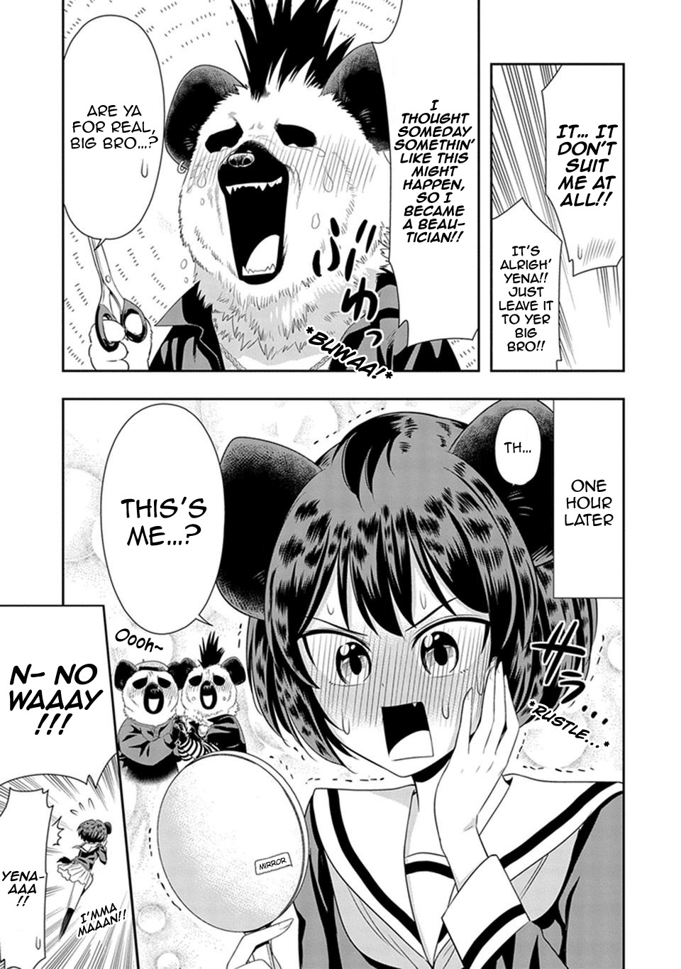 Murenase! Shiiton Gakuen Chapter 14.5 page 3 - Chapter 14.5: I'mma Become a Girl!!