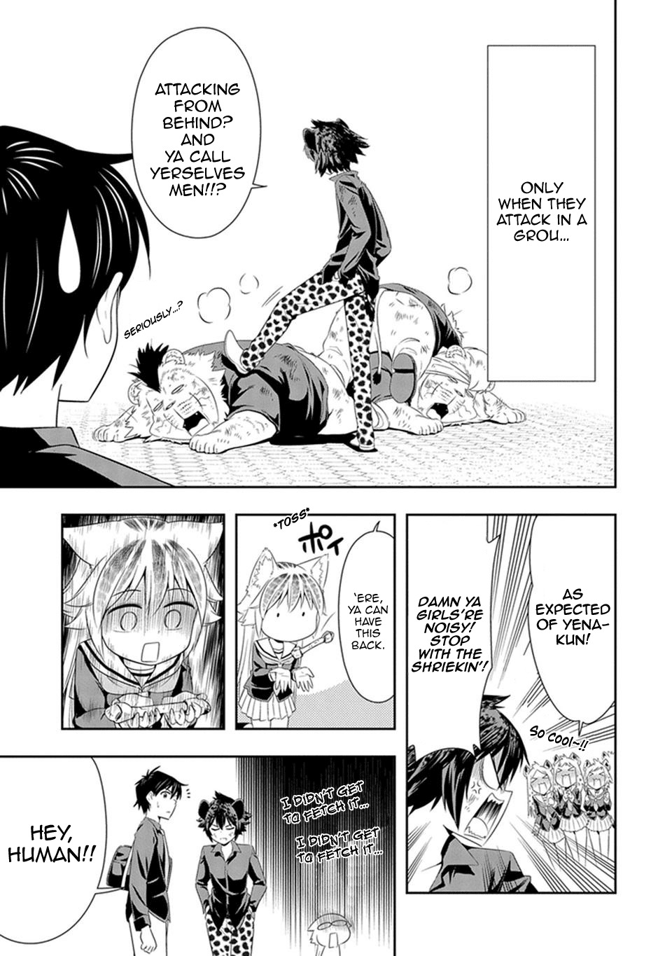 Murenase! Shiiton Gakuen Chapter 14 page 5 - Chapter 14: I'm a Maaaan!