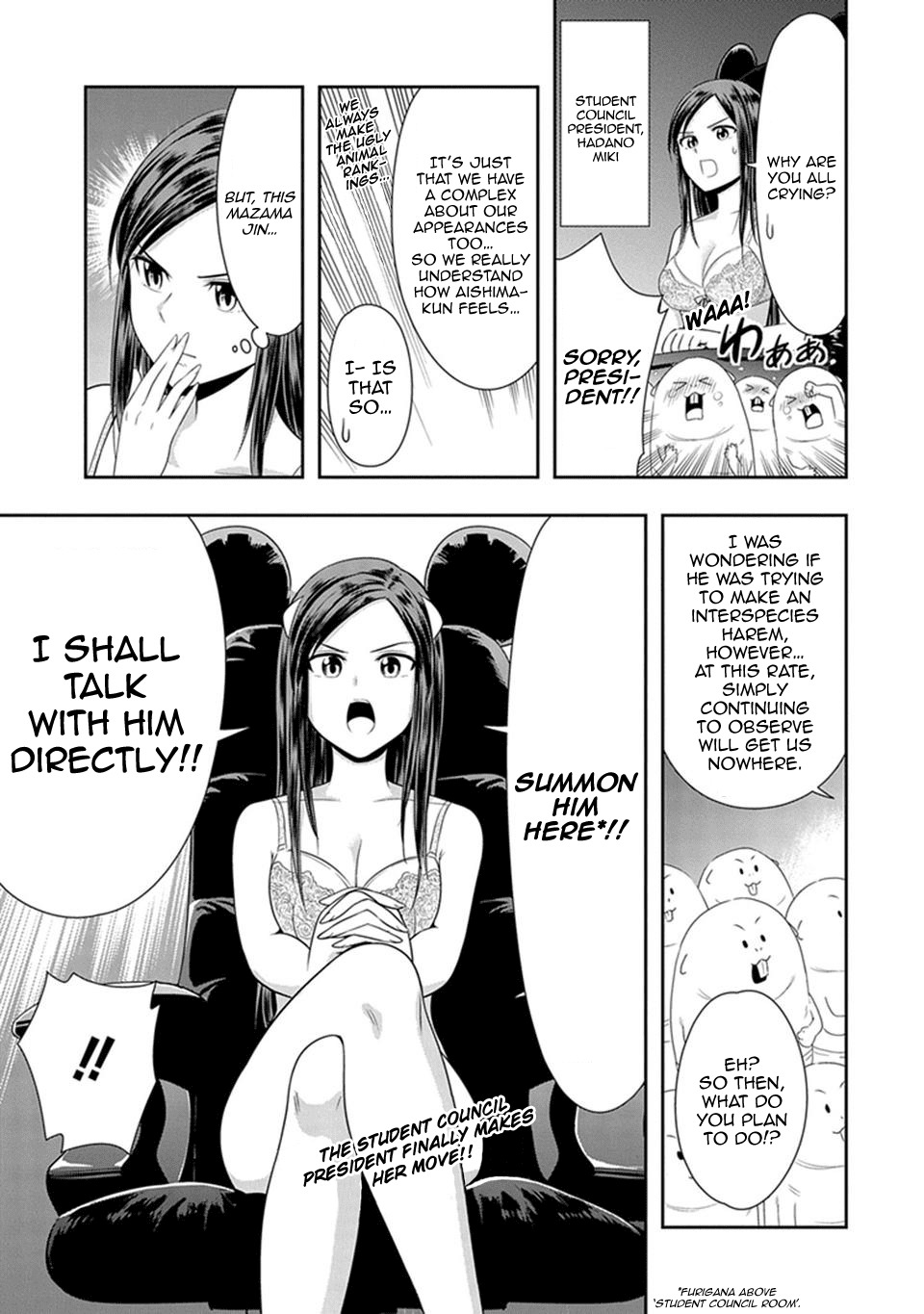 Murenase! Shiiton Gakuen Chapter 15 page 21 - Chapter 15: I Am an Aye-Aye