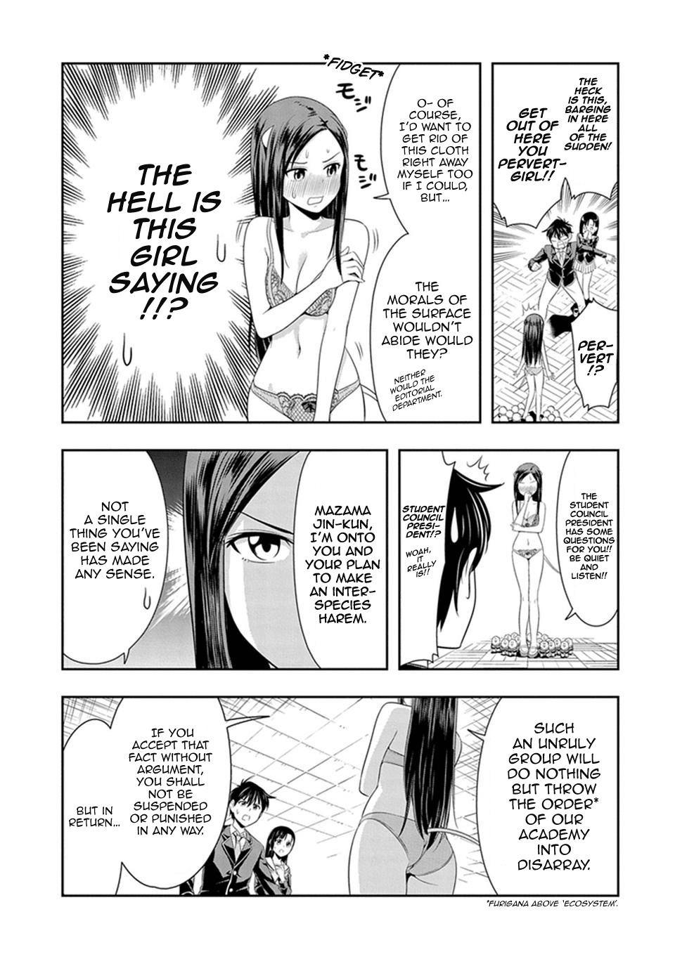 Murenase! Shiiton Gakuen Chapter 16 page 15 - Chapter 16: I dressed! I went! I undressed!
