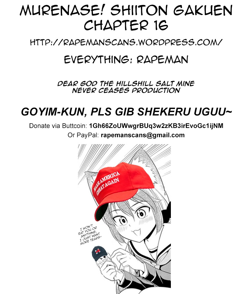 Murenase! Shiiton Gakuen Chapter 16 page 22 - Chapter 16: I dressed! I went! I undressed!