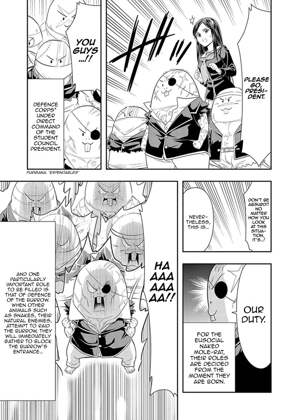 Murenase! Shiiton Gakuen Chapter 16 page 9 - Chapter 16: I dressed! I went! I undressed!
