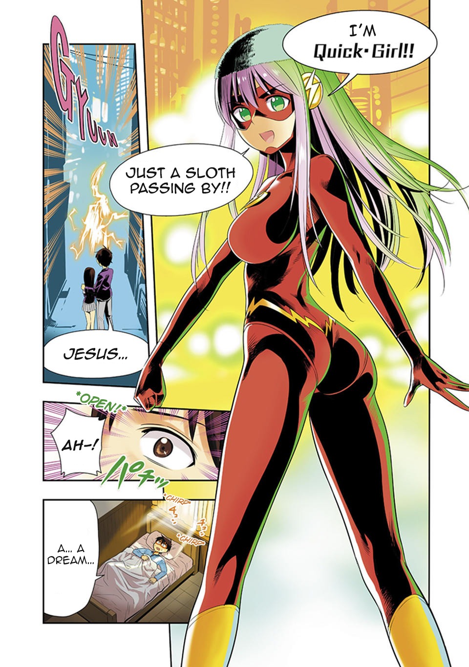 Murenase! Shiiton Gakuen Chapter 17.5 page 3 - Chapter 17.5: The Amazing Quick-Girl