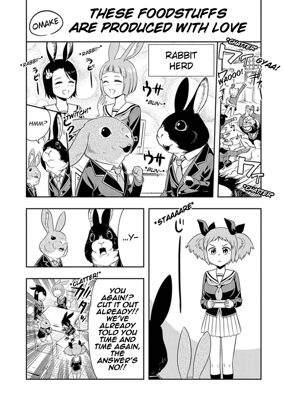 Murenase! Shiiton Gakuen Chapter 20.5 page 1 - Chapter 20.5: These Foodstuffs Are Produced with Love
