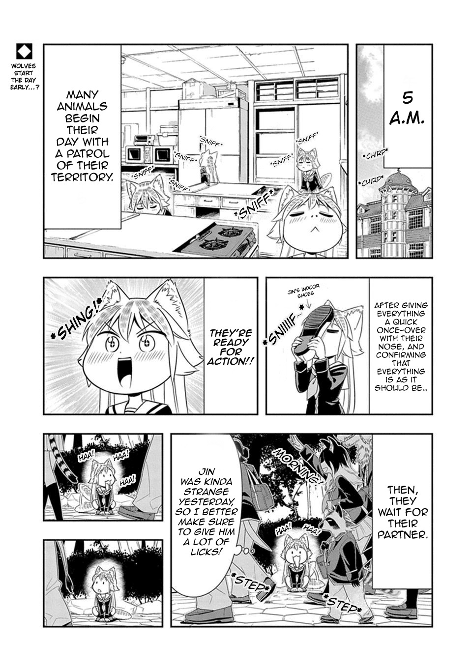 Murenase! Shiiton Gakuen Chapter 20 page 1 - Chapter 20: Wolf Therapy