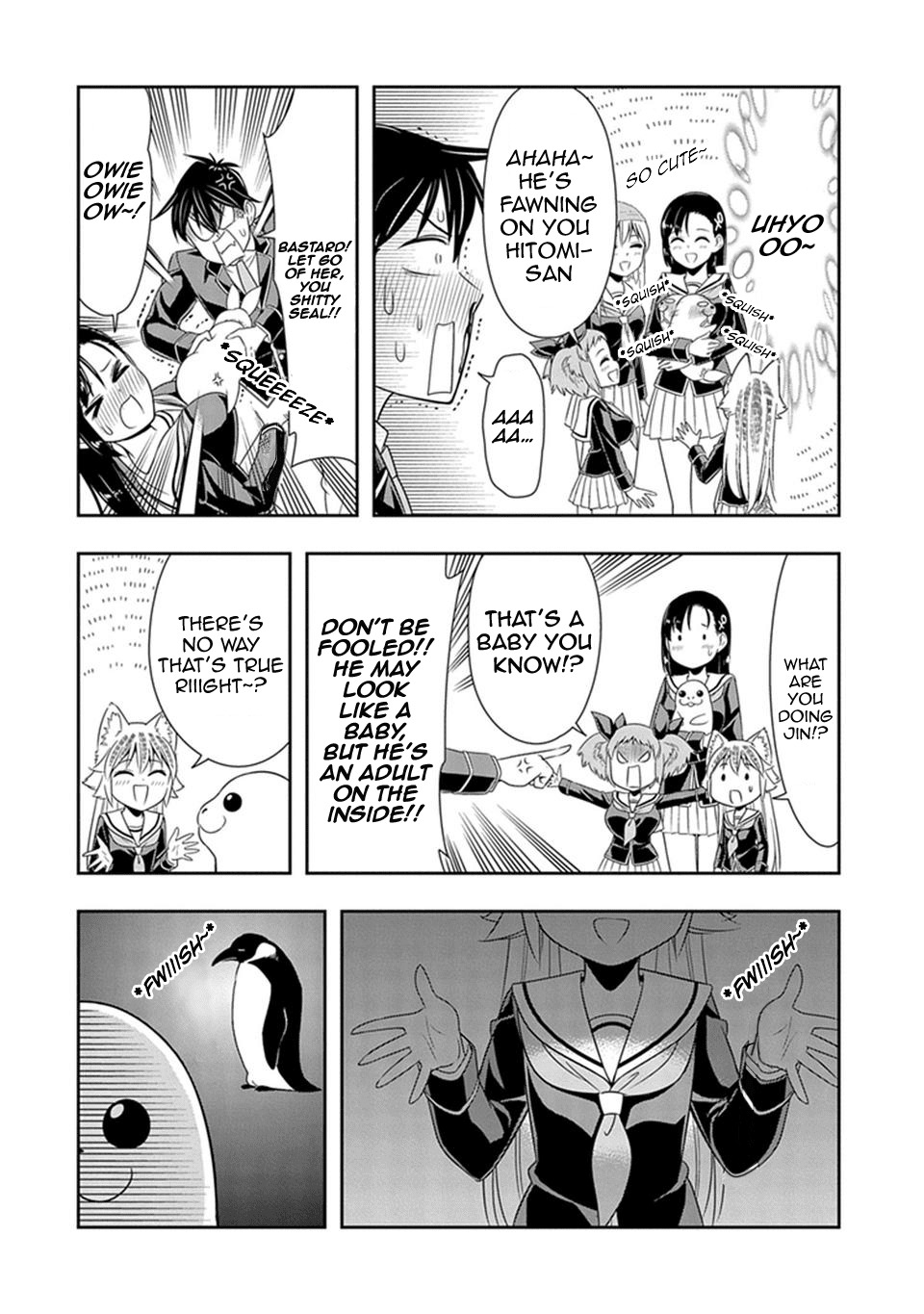 Murenase! Shiiton Gakuen Chapter 21 page 10 - Chapter 21: Because There Are Boobs There