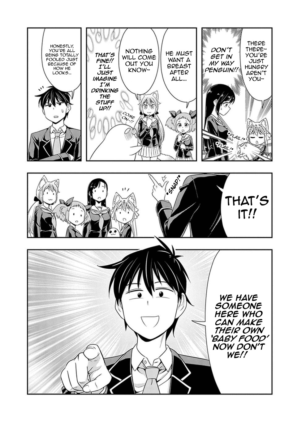 Murenase! Shiiton Gakuen Chapter 21 page 15 - Chapter 21: Because There Are Boobs There