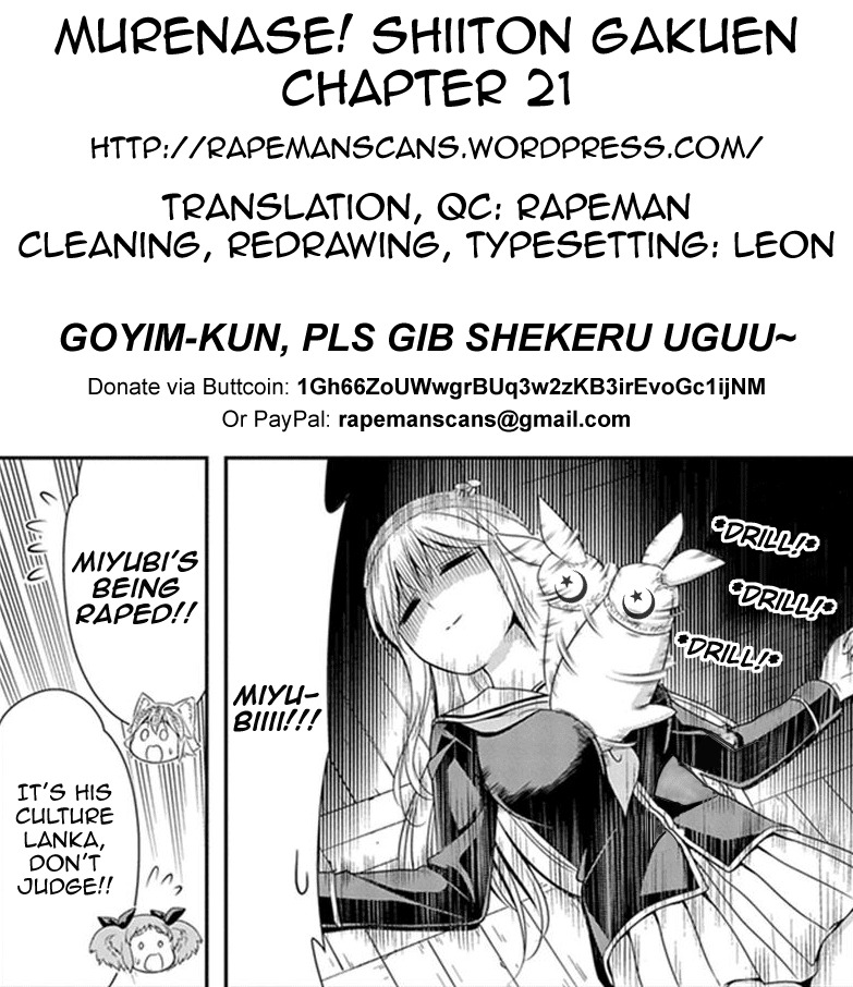 Murenase! Shiiton Gakuen Chapter 21 page 23 - Chapter 21: Because There Are Boobs There