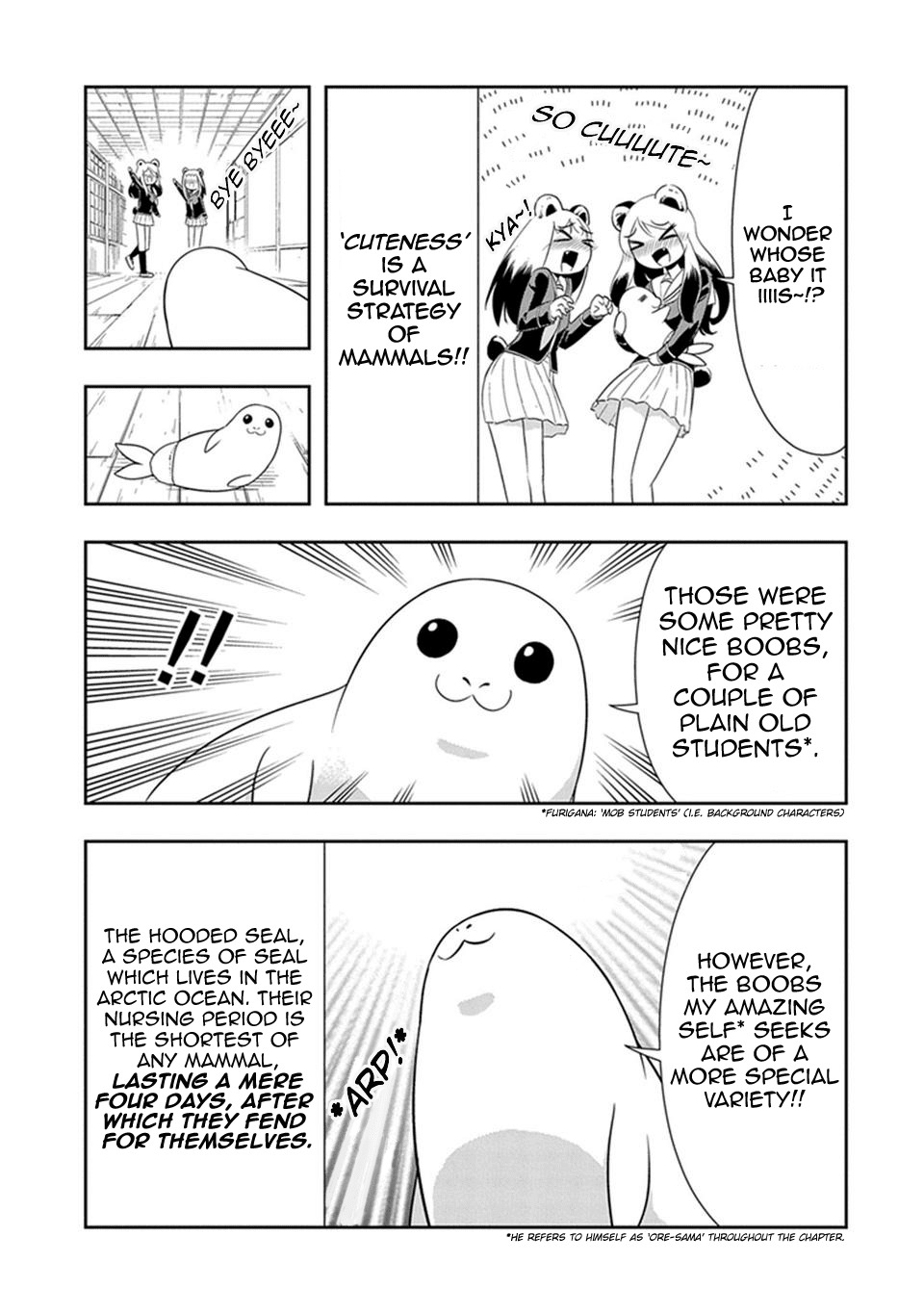 Murenase! Shiiton Gakuen Chapter 21 page 3 - Chapter 21: Because There Are Boobs There