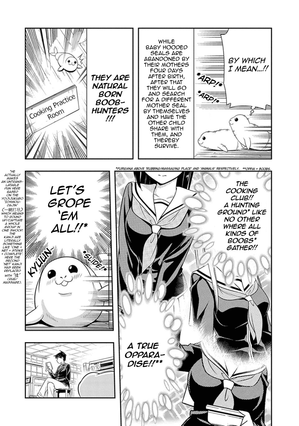 Murenase! Shiiton Gakuen Chapter 21 page 4 - Chapter 21: Because There Are Boobs There