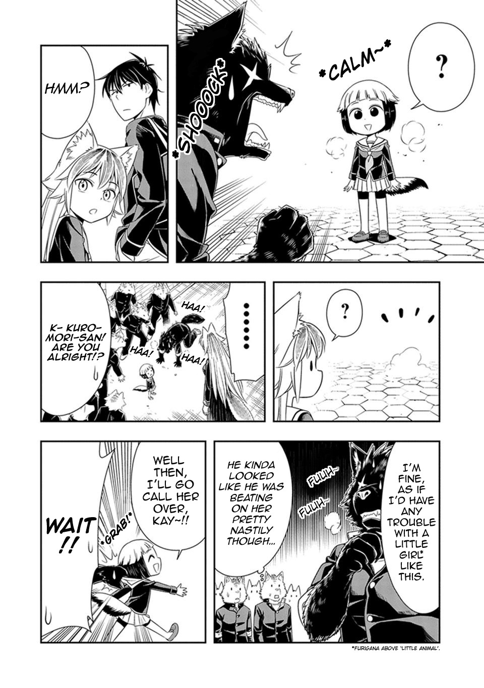 Murenase! Shiiton Gakuen Chapter 22 page 12 - Chapter 22: Ratel! The Invincible!