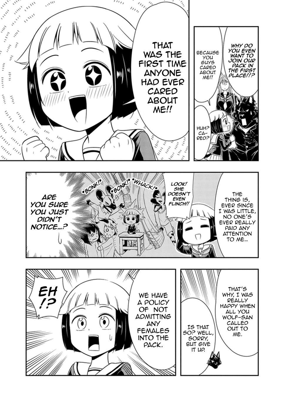 Murenase! Shiiton Gakuen Chapter 22 page 13 - Chapter 22: Ratel! The Invincible!