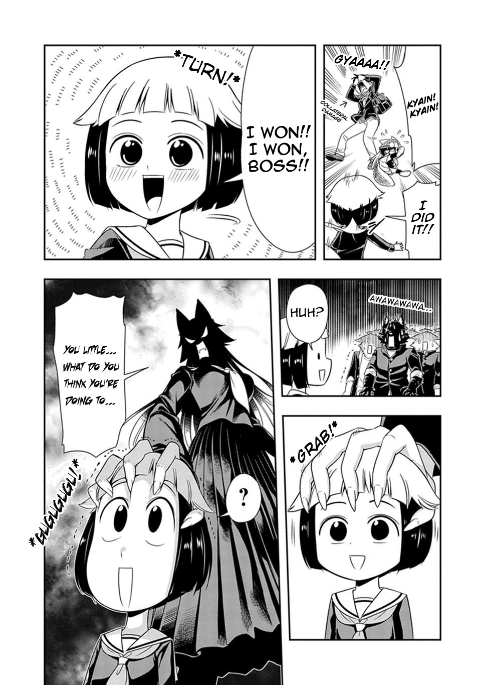 Murenase! Shiiton Gakuen Chapter 22 page 17 - Chapter 22: Ratel! The Invincible!