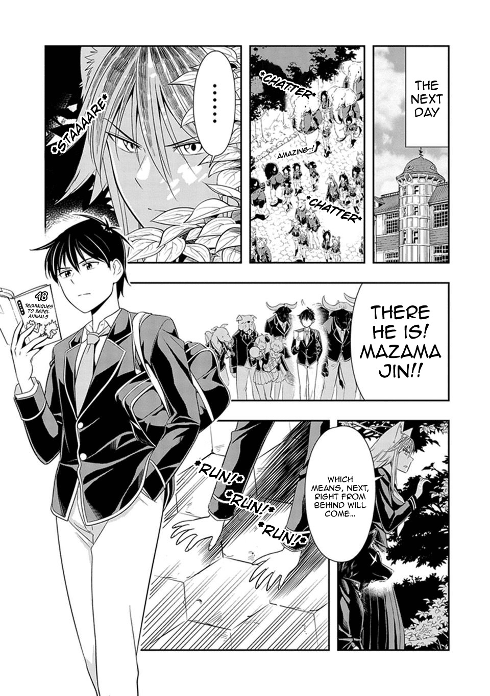 Murenase! Shiiton Gakuen Chapter 22 page 5 - Chapter 22: Ratel! The Invincible!