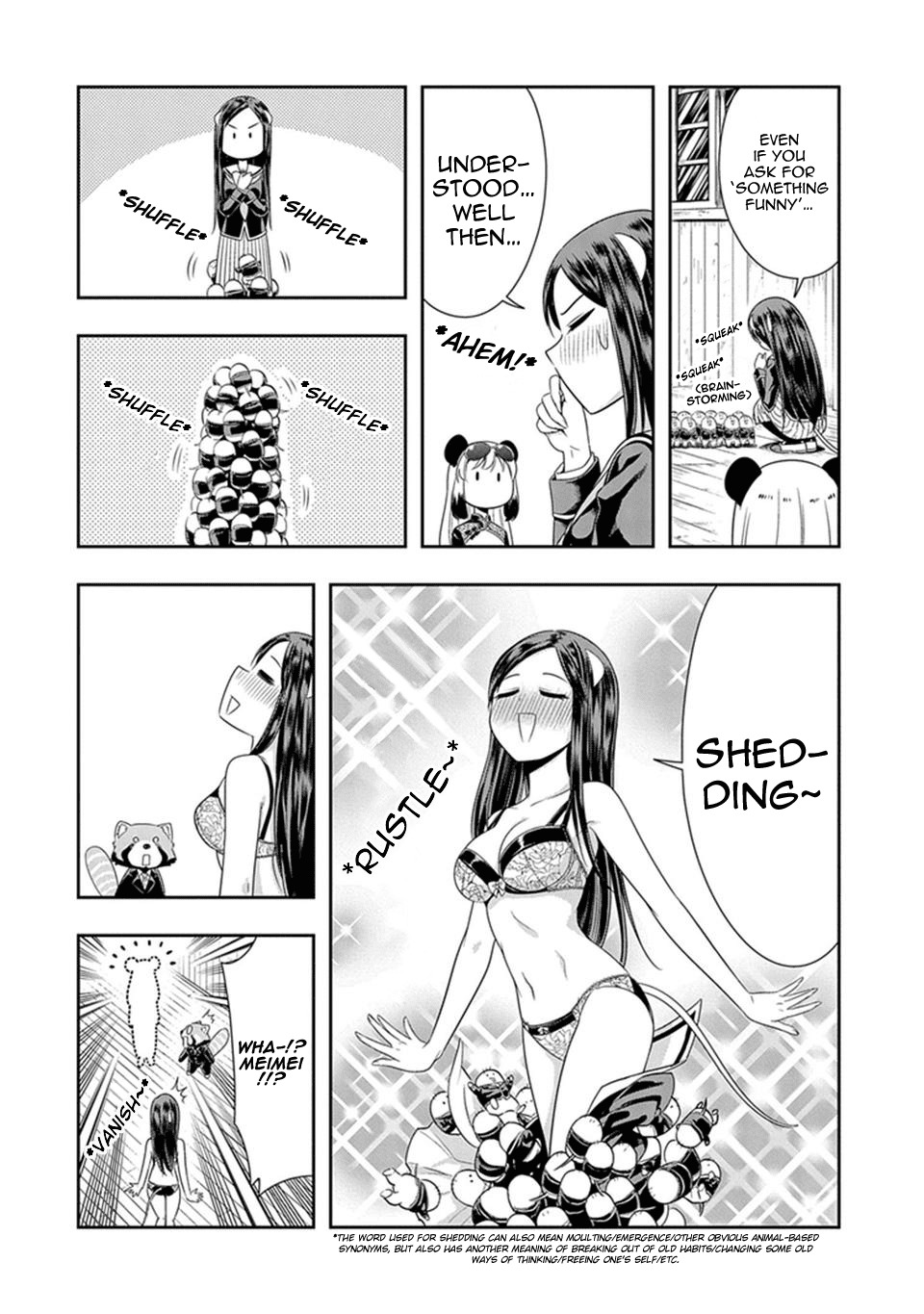 Murenase! Shiiton Gakuen Chapter 23 page 7 - Chapter 23: National Student Protection Priority One, Meimei!