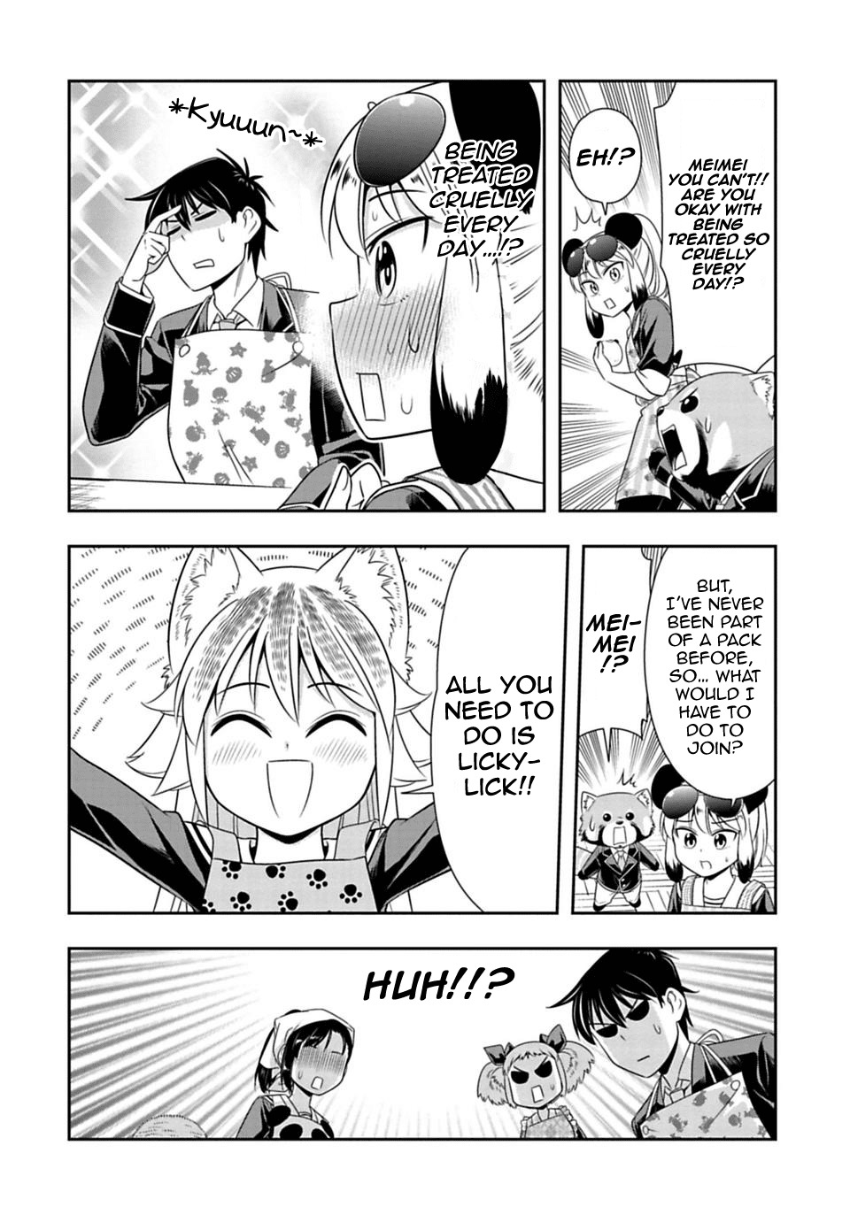 Murenase! Shiiton Gakuen Chapter 24 page 17 - Chapter 24: Handle Panda with Care