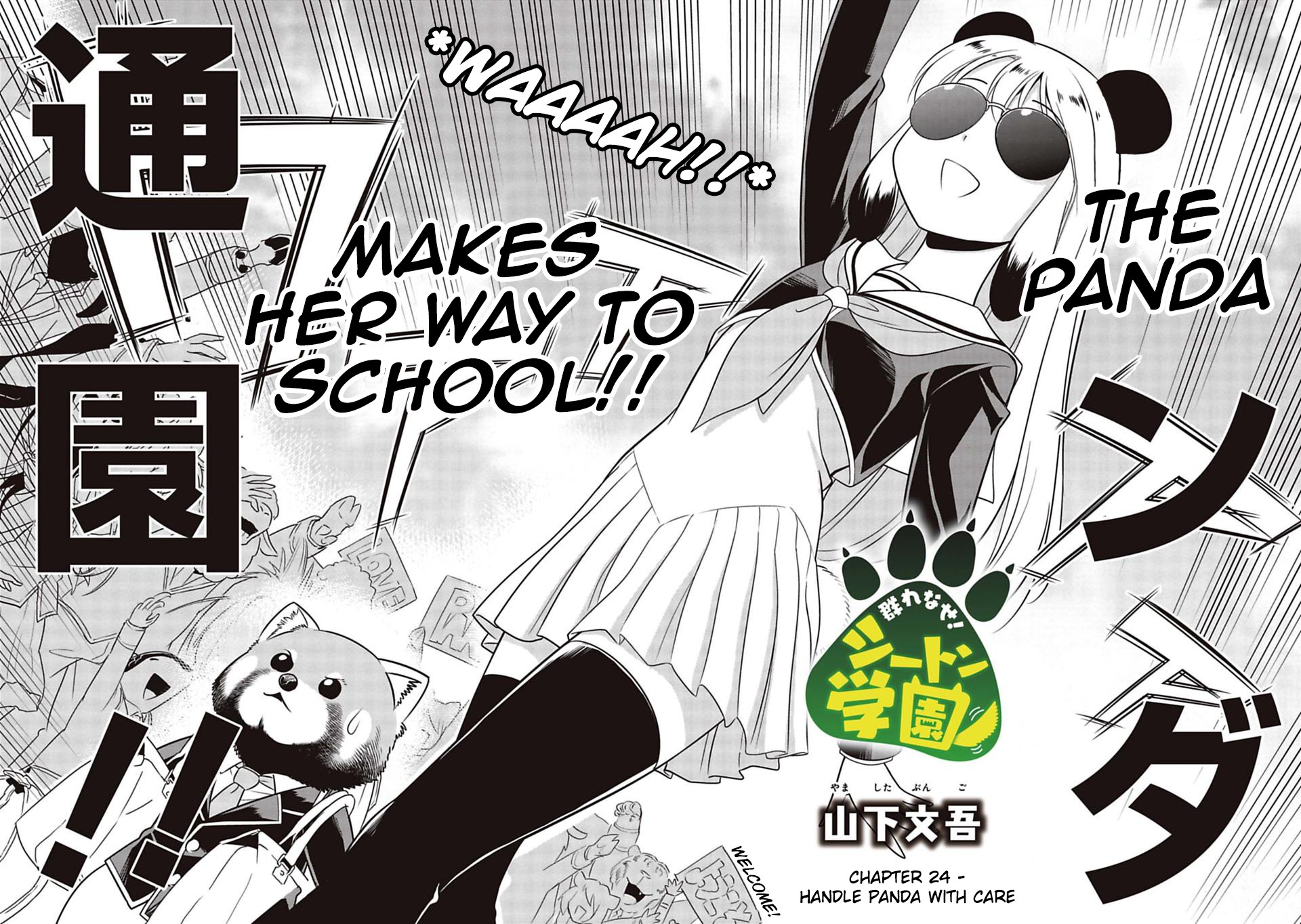 Murenase! Shiiton Gakuen Chapter 24 page 2 - Chapter 24: Handle Panda with Care