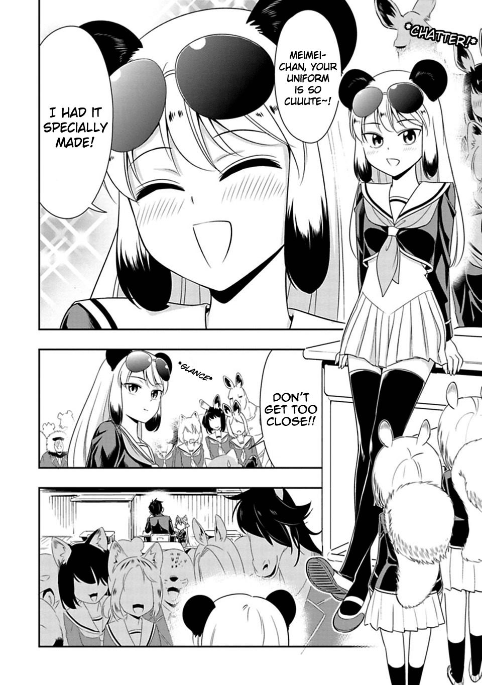 Murenase! Shiiton Gakuen Chapter 24 page 3 - Chapter 24: Handle Panda with Care