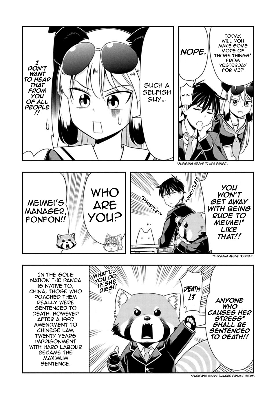 Murenase! Shiiton Gakuen Chapter 24 page 5 - Chapter 24: Handle Panda with Care