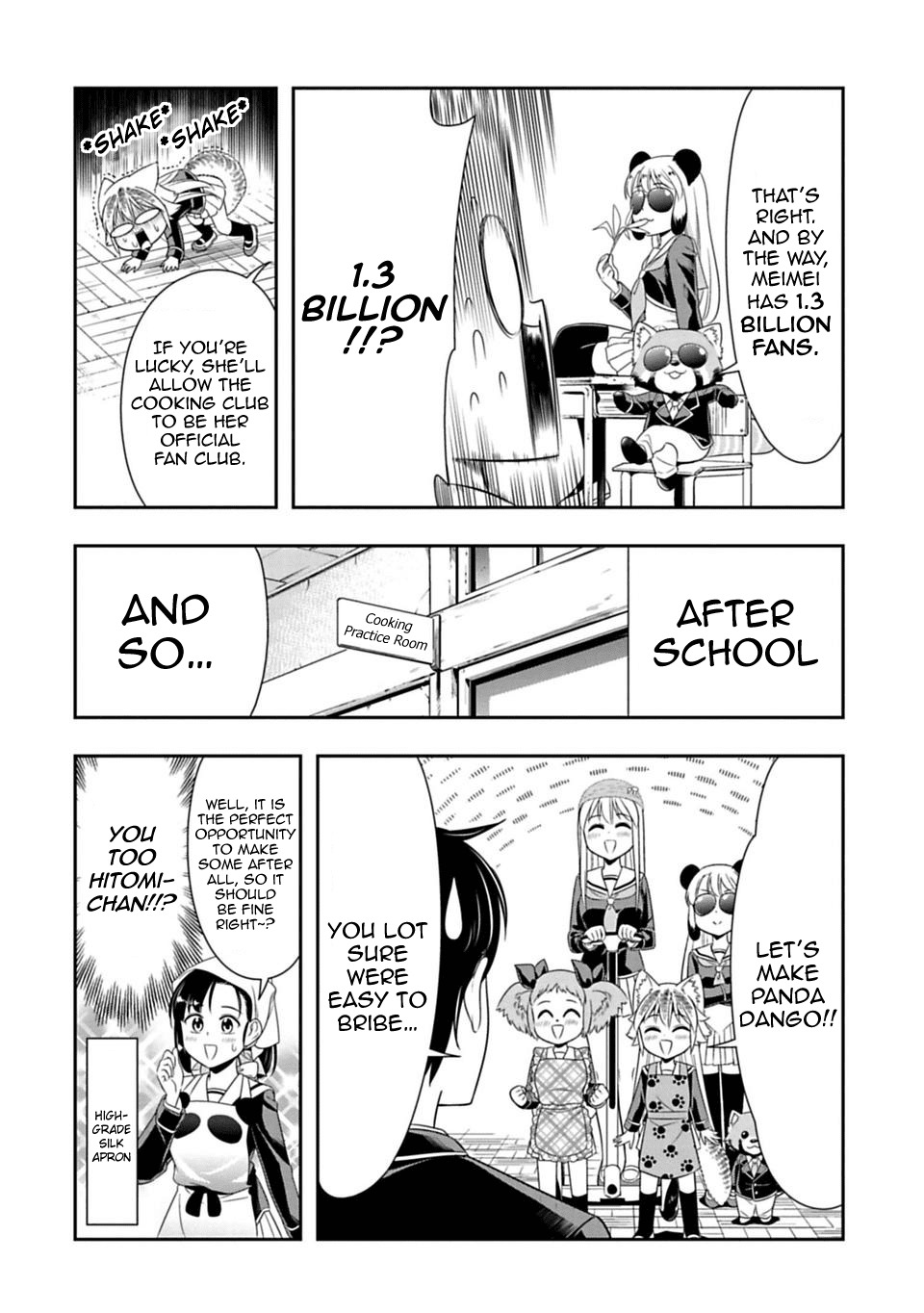 Murenase! Shiiton Gakuen Chapter 24 page 9 - Chapter 24: Handle Panda with Care