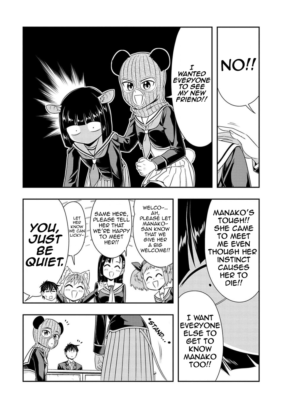 Murenase! Shiiton Gakuen Chapter 26 page 14 - Chapter 26: Live! Your Eyes Are Huge