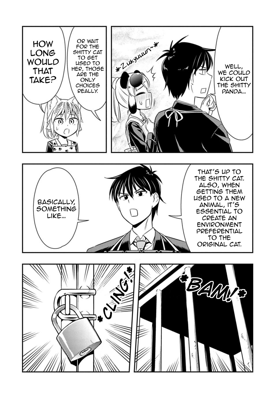 Murenase! Shiiton Gakuen Chapter 27 page 6 - Chapter 27: Handle Cat with Care