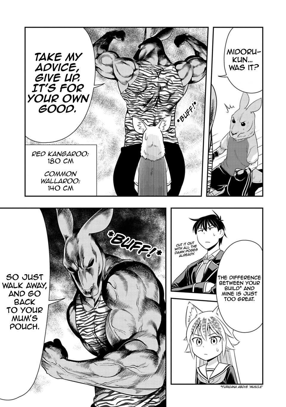 Murenase! Shiiton Gakuen Chapter 28 page 17 - Chapter 28: Kangaroo Boxing, Part 1