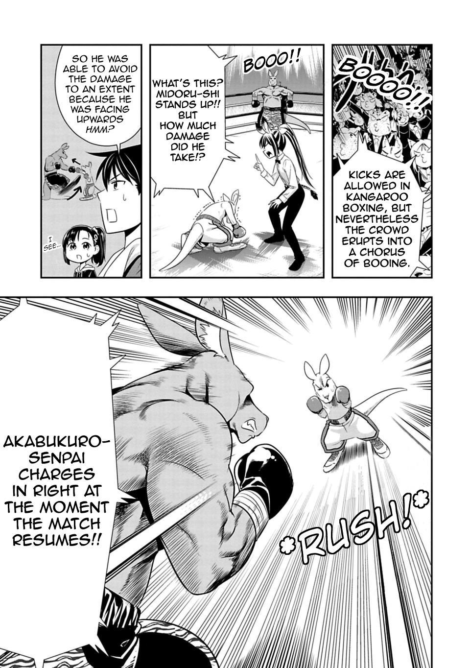 Murenase! Shiiton Gakuen Chapter 31 page 3 - Chapter 31: Kangaroo Boxing, Part 4