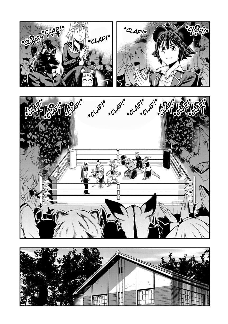 Murenase! Shiiton Gakuen Chapter 32 page 14 - Chapter 32: Kangaroo Boxing, Part 5