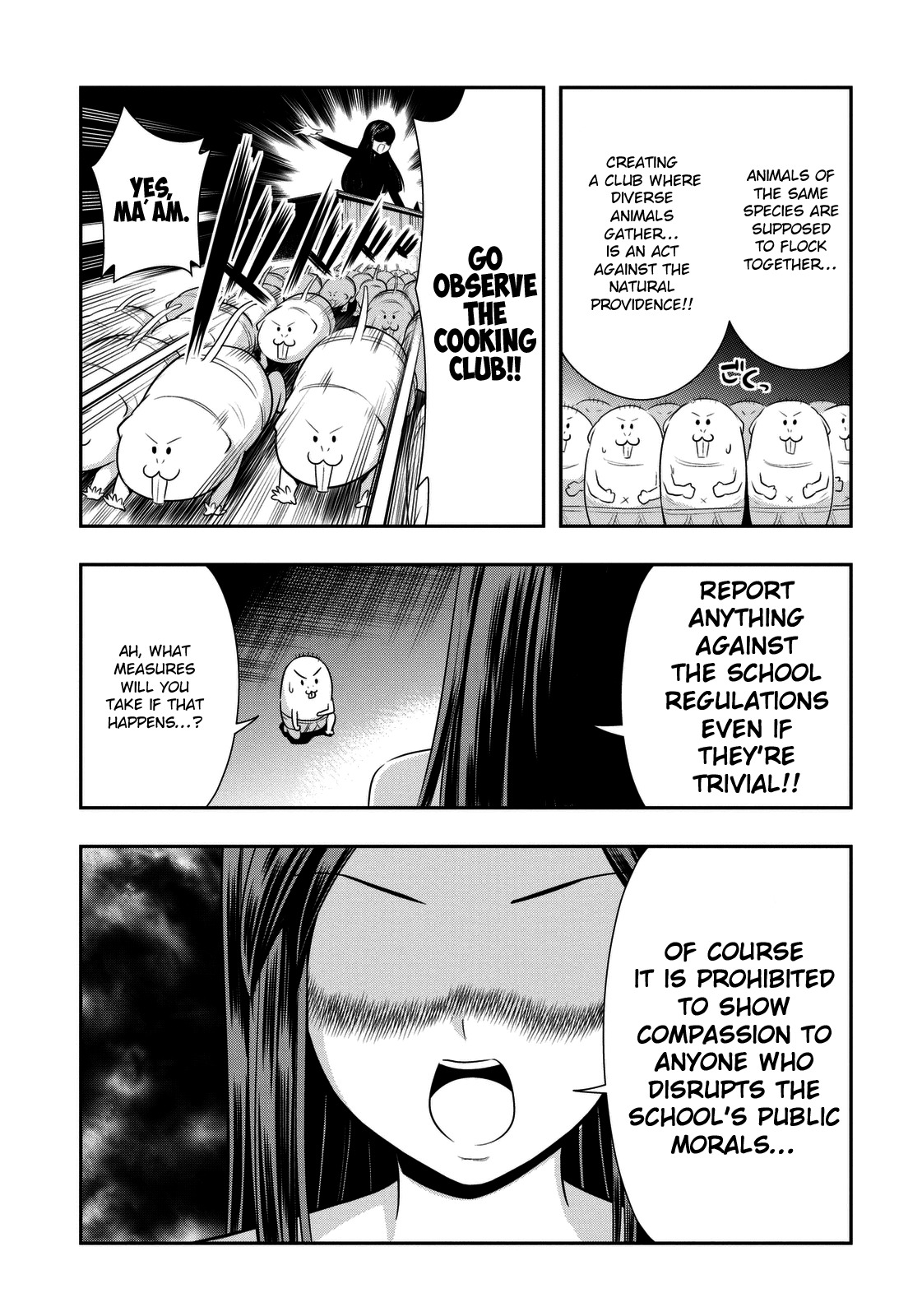 Murenase! Shiiton Gakuen Chapter 34.9 page 15 - Chapter 34.9: Side Story - Wouldn't mind a help from a sloth