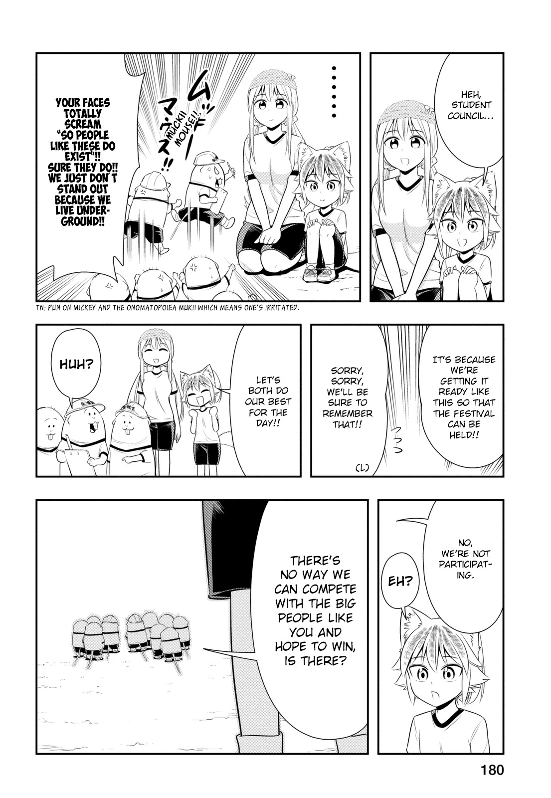 Murenase! Shiiton Gakuen Chapter 34.9 page 6 - Chapter 34.9: Side Story - Wouldn't mind a help from a sloth