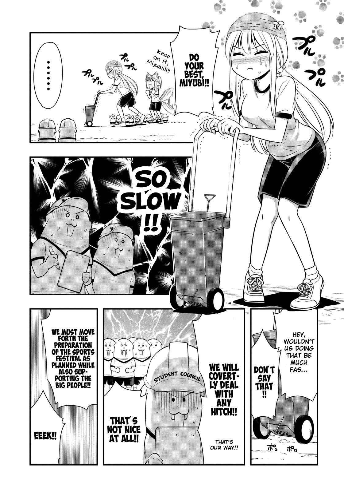 Murenase! Shiiton Gakuen Chapter 34.9 page 9 - Chapter 34.9: Side Story - Wouldn't mind a help from a sloth