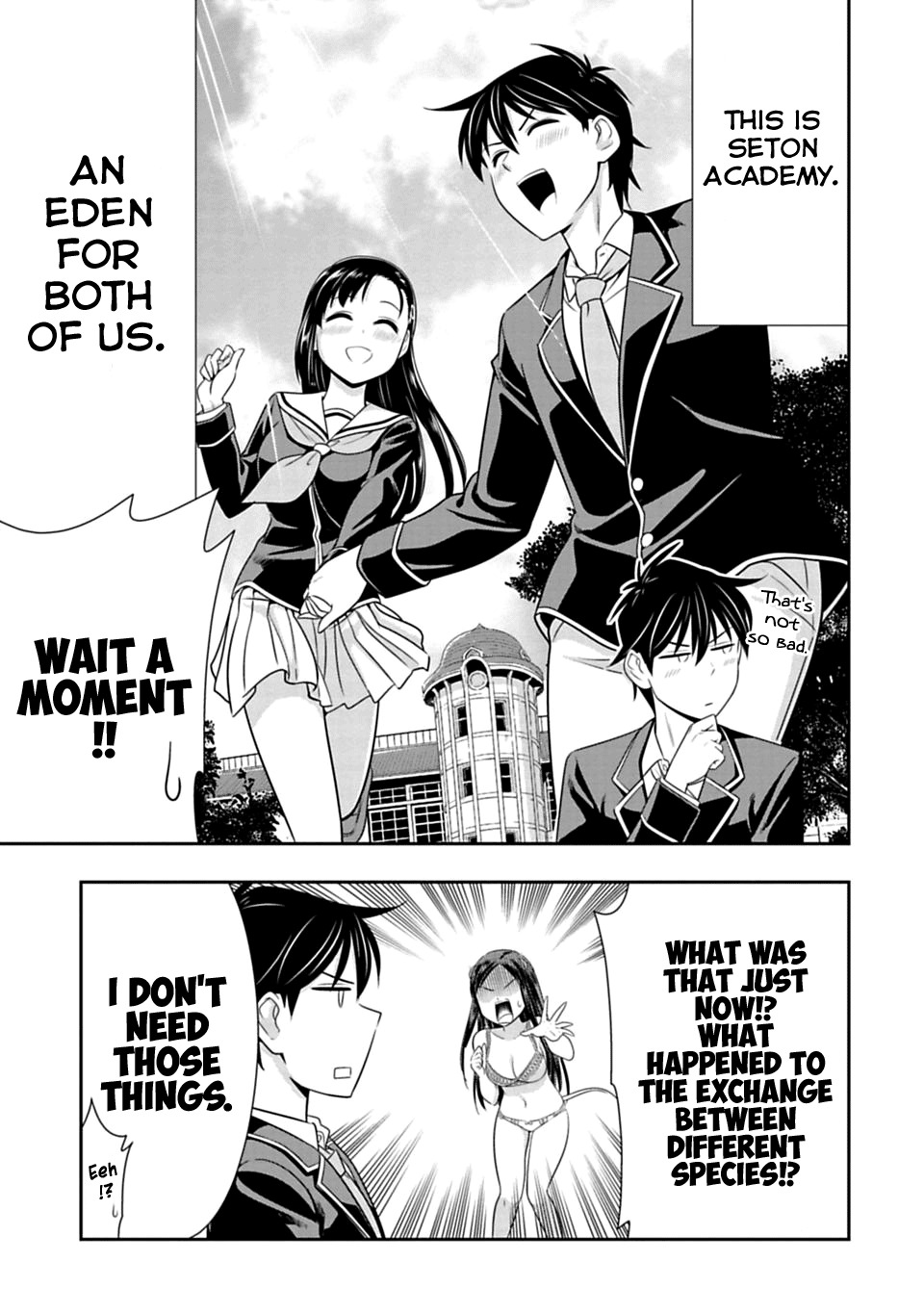 Murenase! Shiiton Gakuen Chapter 35 page 11 - Chapter 35: Suspected of forcibly putting on clothes
