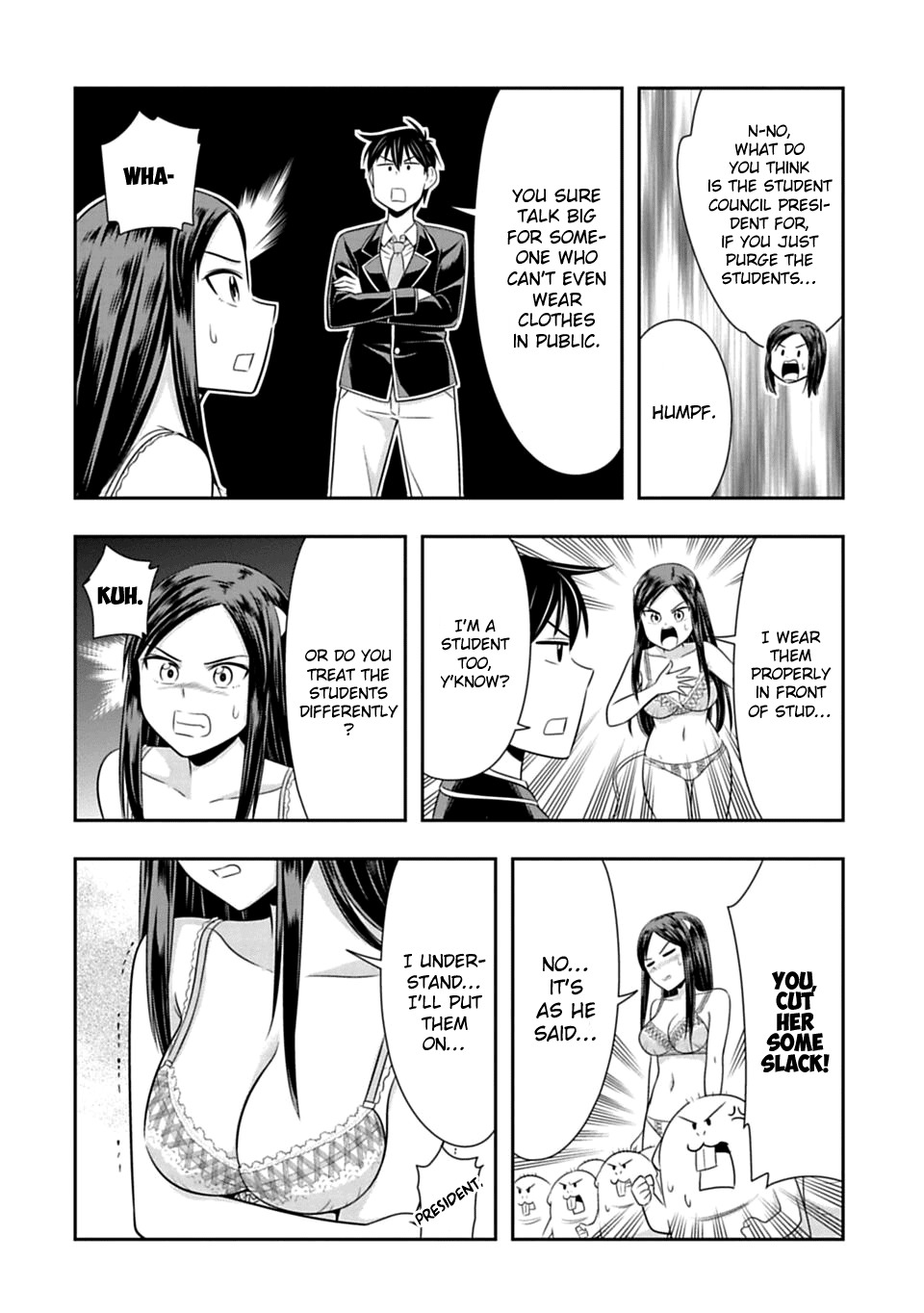 Murenase! Shiiton Gakuen Chapter 35 page 12 - Chapter 35: Suspected of forcibly putting on clothes