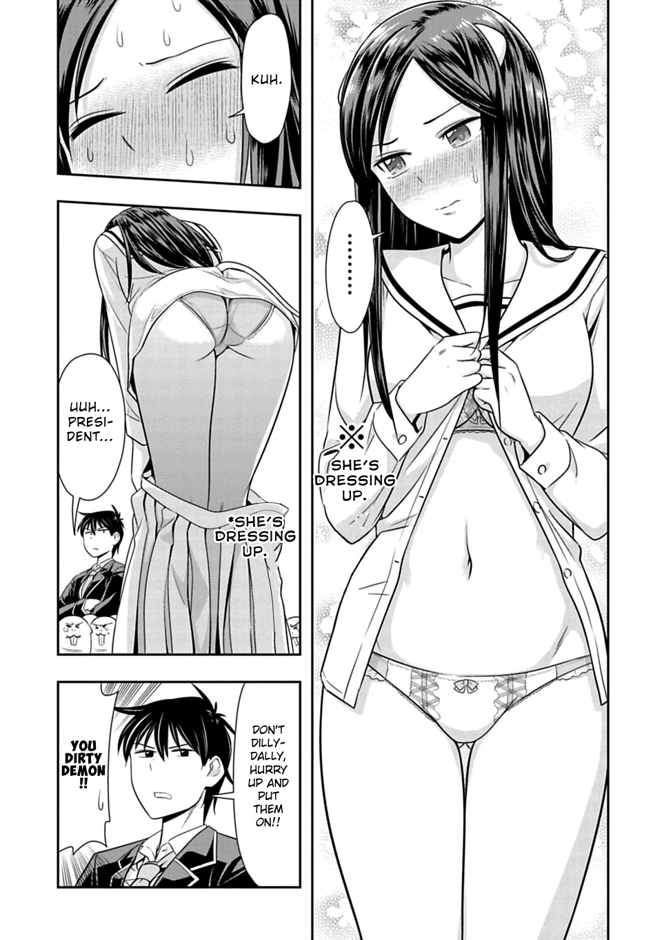 Murenase! Shiiton Gakuen Chapter 35 page 13 - Chapter 35: Suspected of forcibly putting on clothes