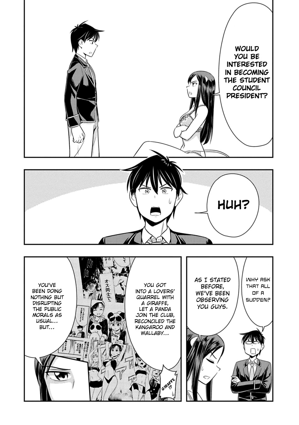Murenase! Shiiton Gakuen Chapter 35 page 8 - Chapter 35: Suspected of forcibly putting on clothes