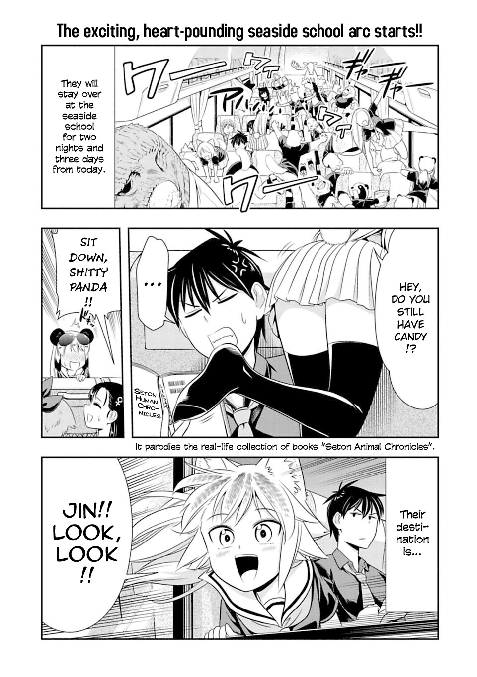 Murenase! Shiiton Gakuen Chapter 36 page 2 - Chapter 36: Seaside school Sea Academy!! Part 1