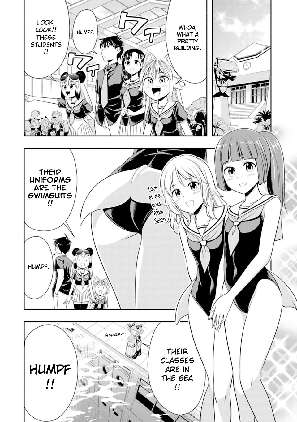 Murenase! Shiiton Gakuen Chapter 36 page 4 - Chapter 36: Seaside school Sea Academy!! Part 1