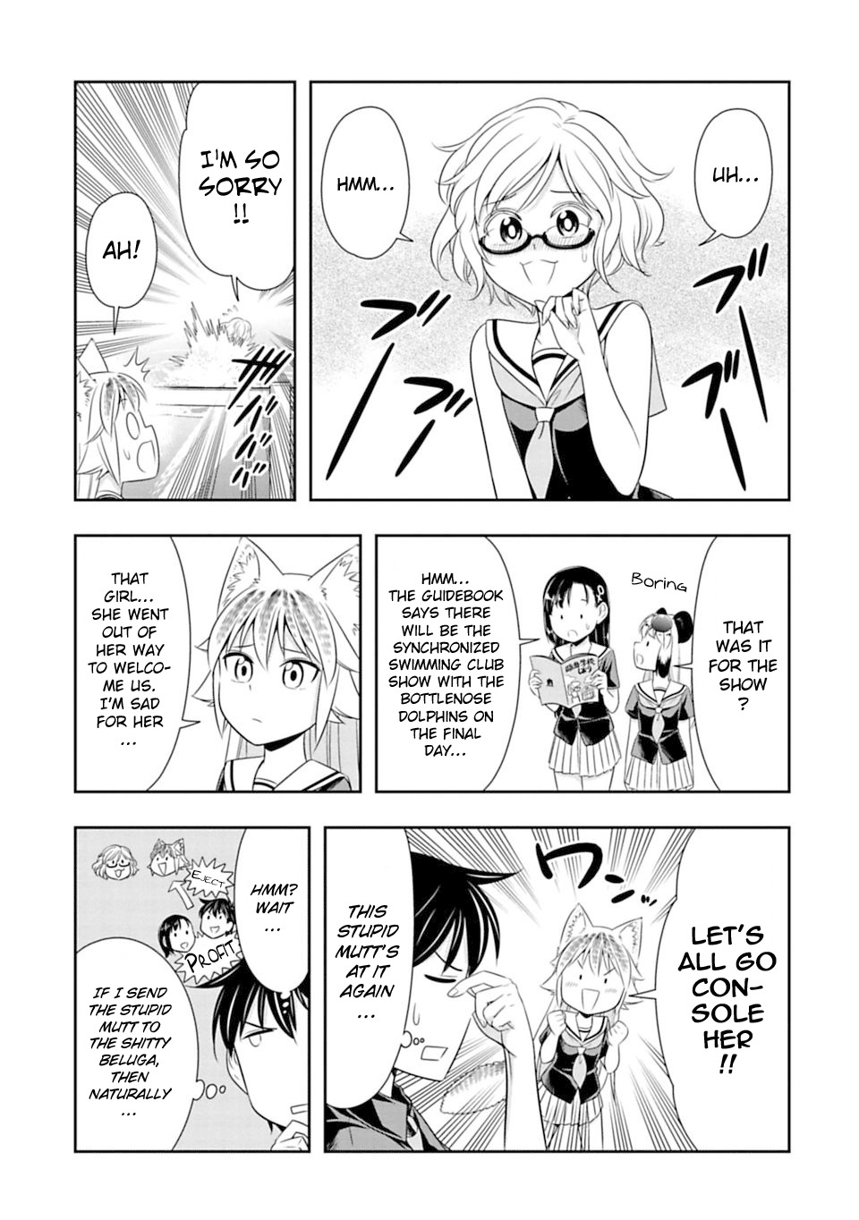 Murenase! Shiiton Gakuen Chapter 36 page 9 - Chapter 36: Seaside school Sea Academy!! Part 1