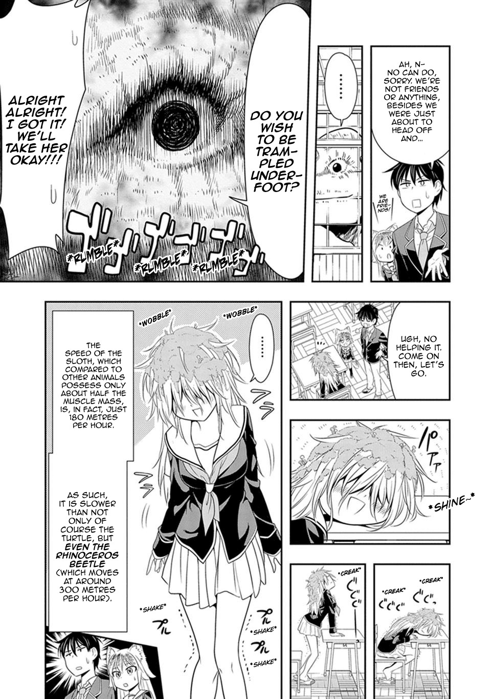 Murenase! Shiiton Gakuen Chapter 4 page 5 - Chapter 4: The New 180 Metres per Hour Club Member, Miyubi!
