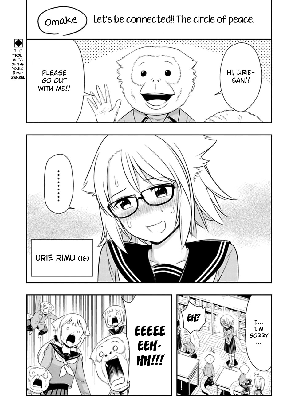 Murenase! Shiiton Gakuen Chapter 41.5 page 1 - Chapter 41.5: Let's be connected!! The circle of peace.