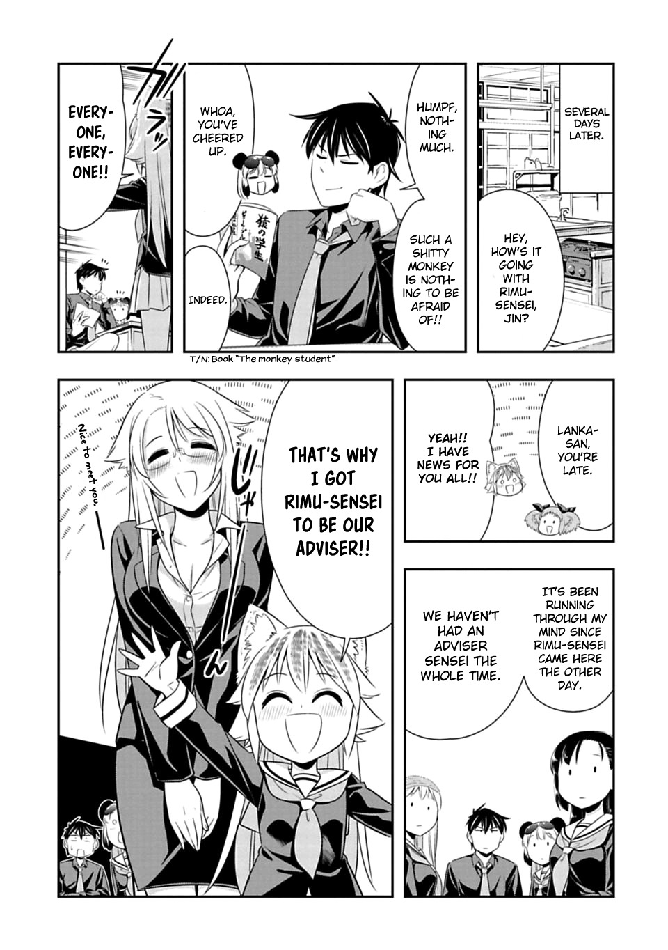 Murenase! Shiiton Gakuen Chapter 41 page 21 - Chapter 41: The most peaceful Sensei in the world!