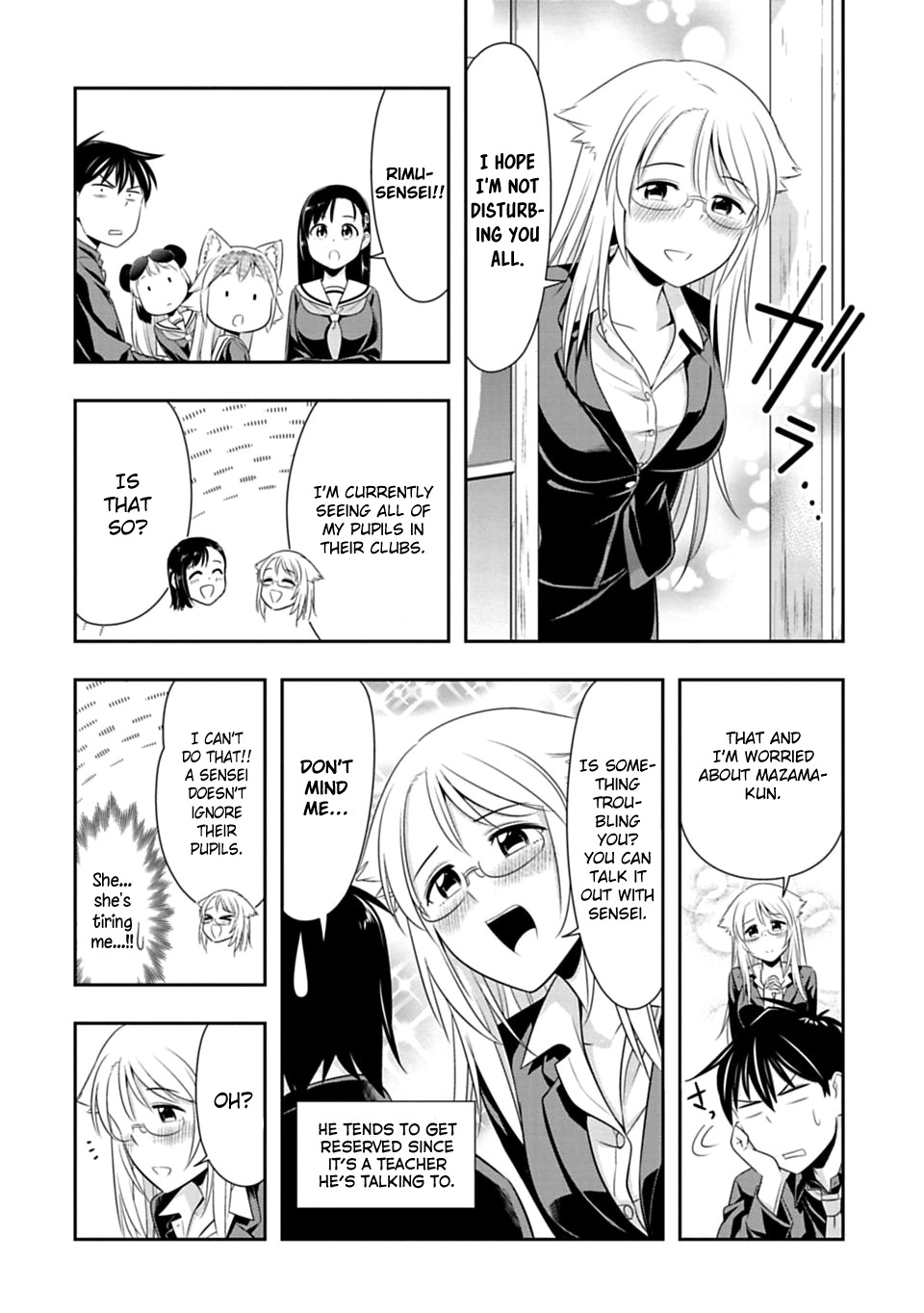 Murenase! Shiiton Gakuen Chapter 41 page 8 - Chapter 41: The most peaceful Sensei in the world!
