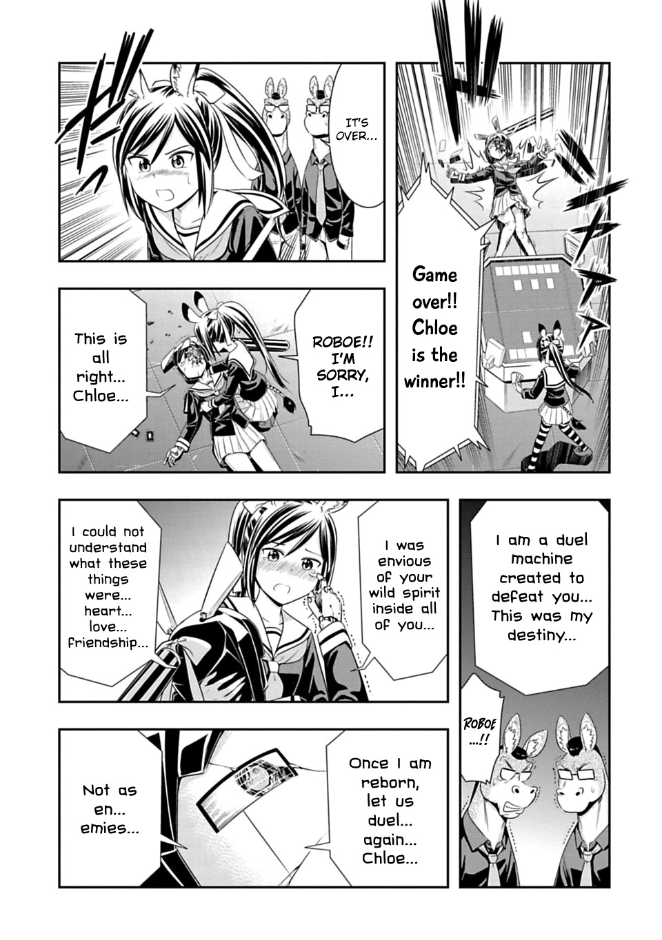 Murenase! Shiiton Gakuen Chapter 42.5 page 3 - Chapter 42.5: The conclusion!! The end of Roboe!!
